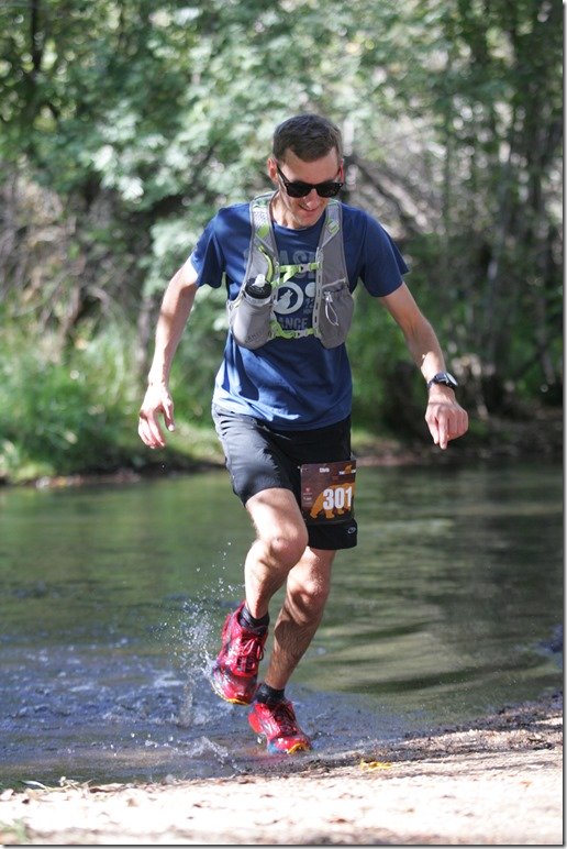 Splashing in puddles